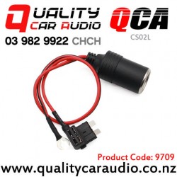 QCA-CS02L 12V Car Cigarette Lighter Charger Socket with Fuse (Large)