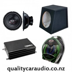 Boschmann V-1266XRF (300W RMS) + Sound Magus DK600 + 12" Sub box + Amp Kit combo deal
