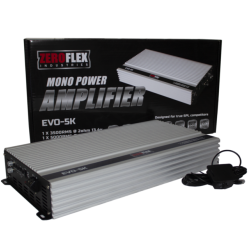ZeroFlex EVO-5K 5000W RMS @ 1 ohm Mono Channel Class D Car Amplifier